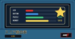 スコア総合表 無料ブラウザゲームのパッケージ風サムネイル