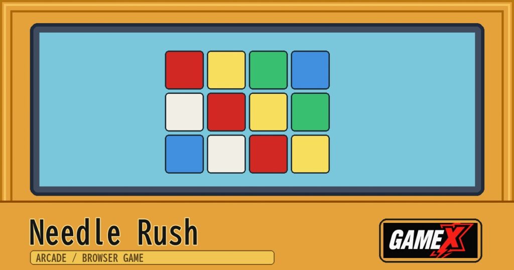 Needle Rush 無料ブラウザゲームのパッケージ風サムネイル