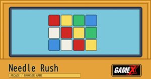 Needle Rush 無料ブラウザゲームのパッケージ風サムネイル