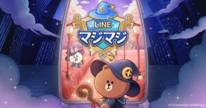 LINE GAME新作『LINE マジマジ』事前登録開始、魔法カードで逆転を狙うマージパズル