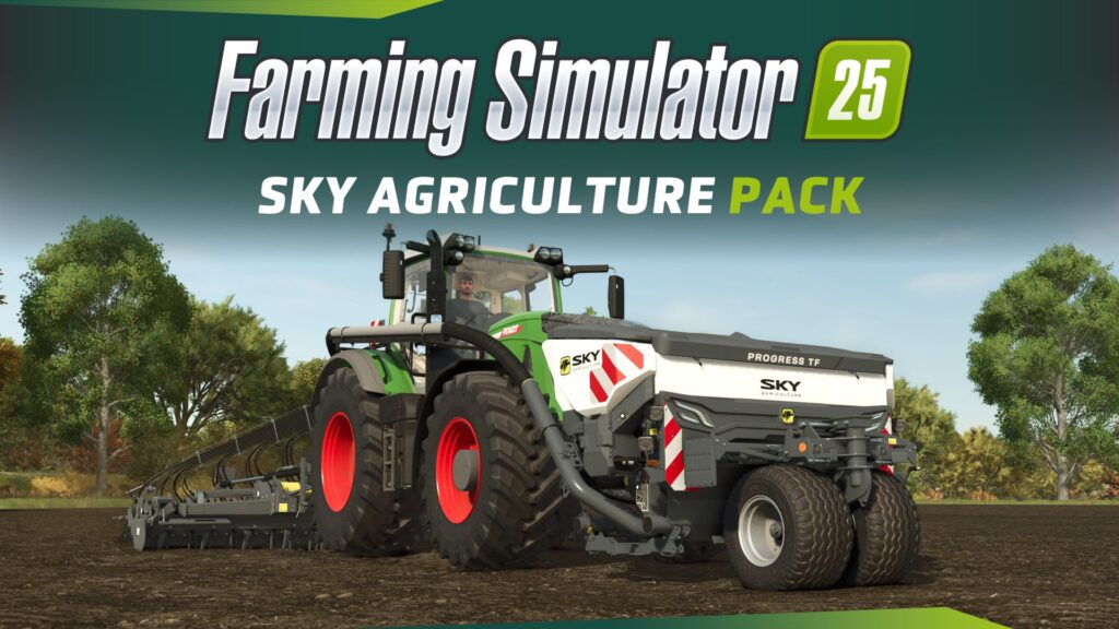 『ファーミングシミュレーター25』SKY Agriculture Pack配信、12種類の作業機を追加