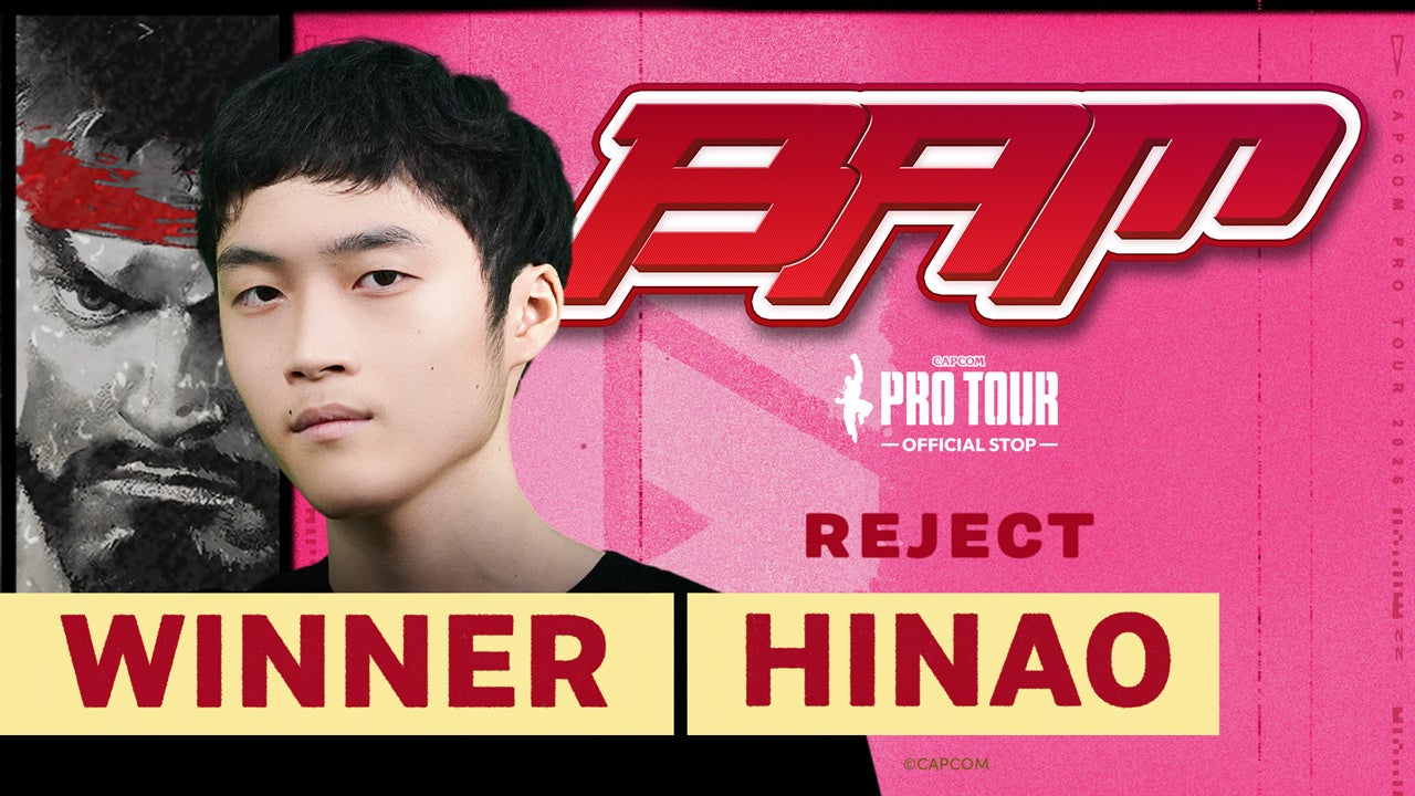 REJECT・ひなお選手が『ストリートファイター6』BAM 16で優勝、CAPCOM CUP 13へ