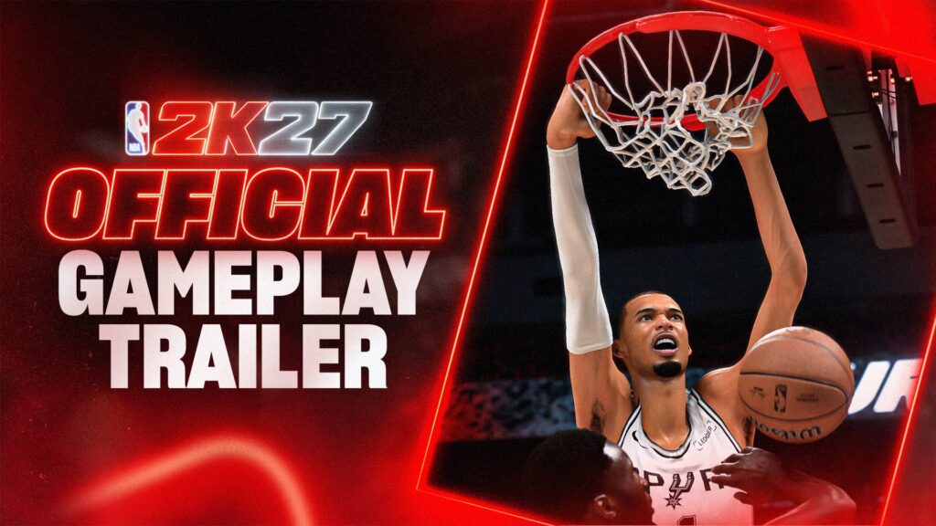 NBA 2K27のゲームプレイトレーラー公開、NBA・WNBAスターのプレイを紹介