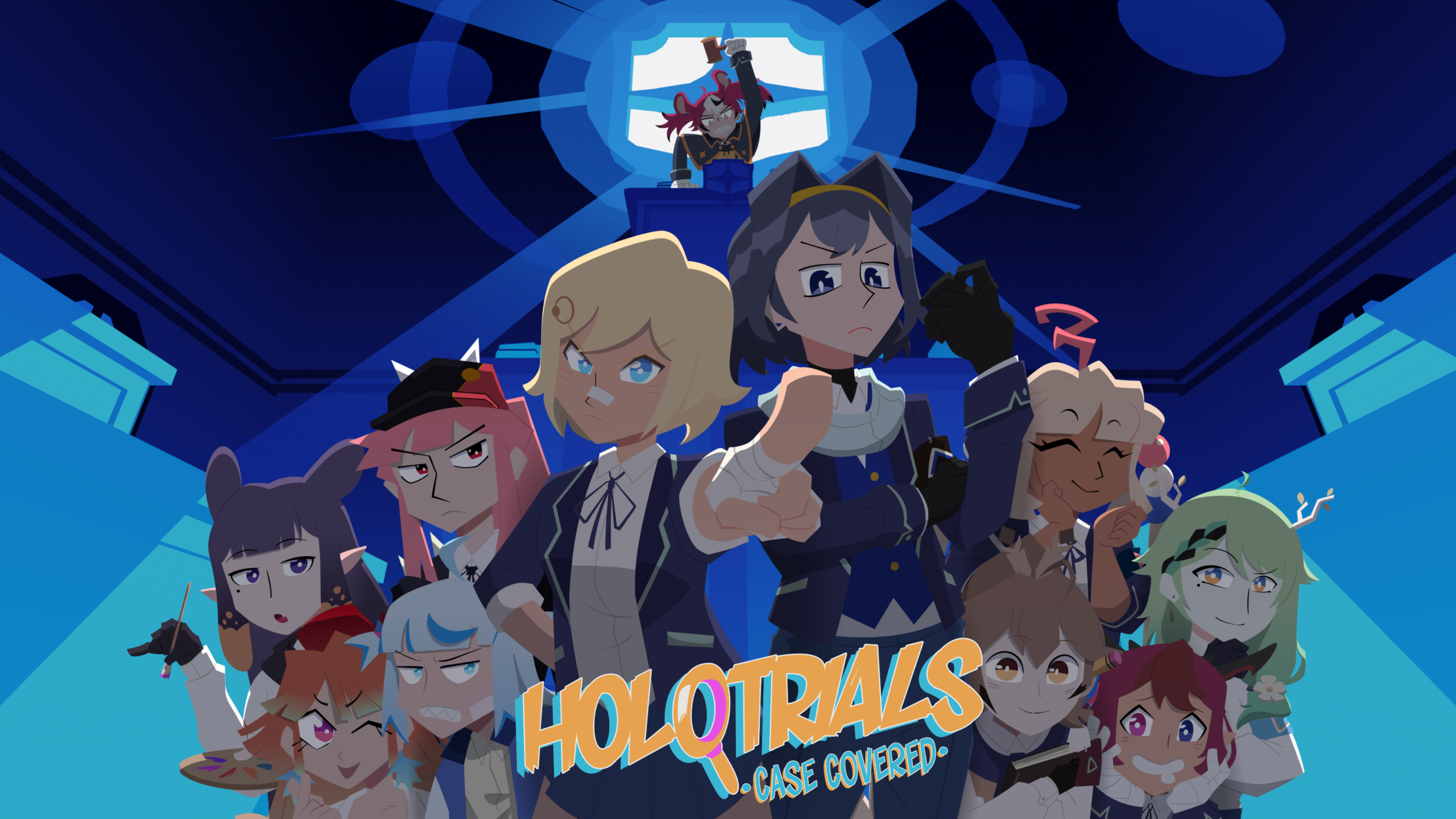 無料推理ADV『HoloTrials』Steamで配信、学生探偵アメリアが証拠と証言でぐらを救う